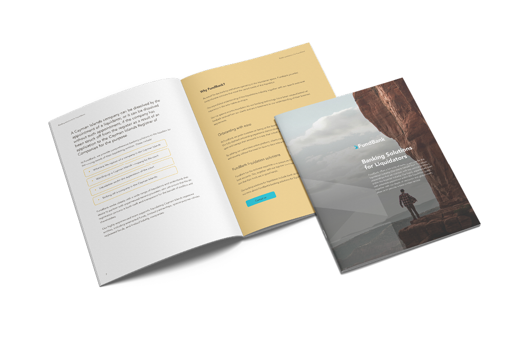 FundBank’s Banking Solutions for Liquidators service brochure