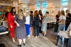 Women gathered at the Fund Banking 2.0 - Post Banking Crisis Success breakfast event.