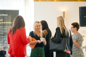 Women gathered at the Fund Banking 2.0 - Post Banking Crisis Success event.