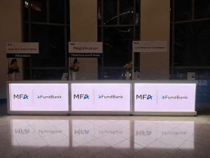 FundBank sponsors the registration desk at MFA Miami.