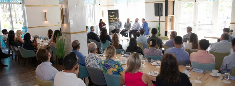 Industry experts gathered at breakfast discussion hosted by the FundBank team.